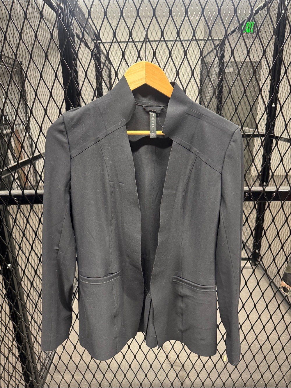 Athleta Black Open-Front Women's Blazer